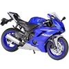 WELLY 1:12 2020 Yamaha YZF-R6 Alloy Motorcycle Model Simulation Diecast Metal Street Motorcycle Model Collection Children Gift 5