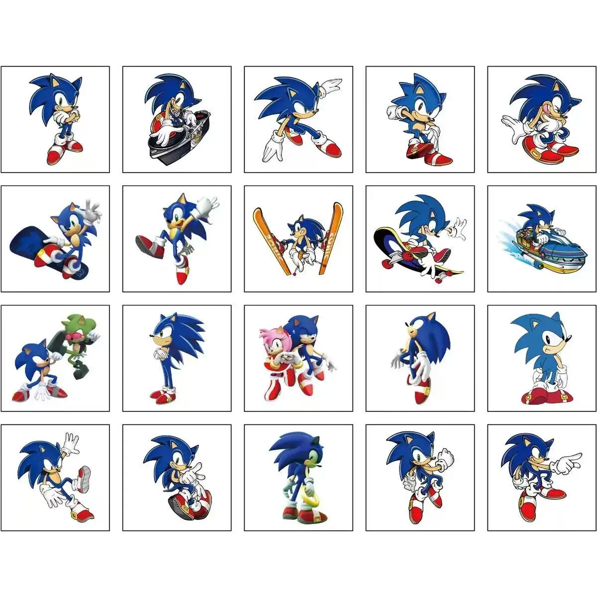 20pcs/set Cartoon Kpop Demon Hunters Temporary Tattoo Sticker Rumi Cute Waterproof Tattoo For Funny Party Gift 3