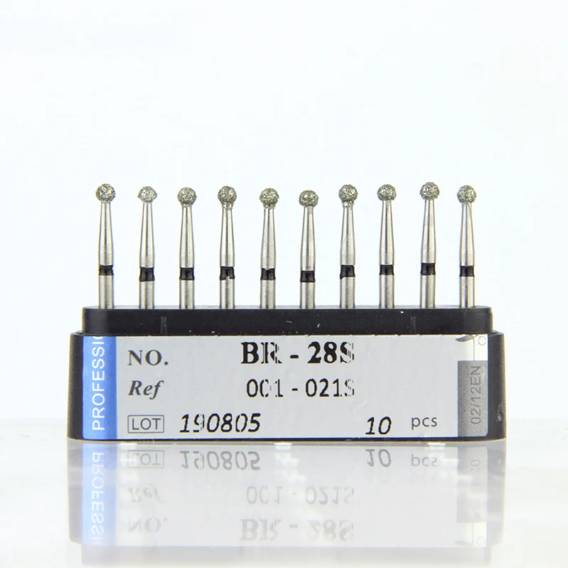 Lodden 10 stücke Dental Diamant bohrer 27 Größen 1,6mm für Hoch geschwindigkeit shand stück schwarze Ringe Super Grob werkzeuge Zahnmedizin Schleif bohrer,bohrmaschine – Detail 24
