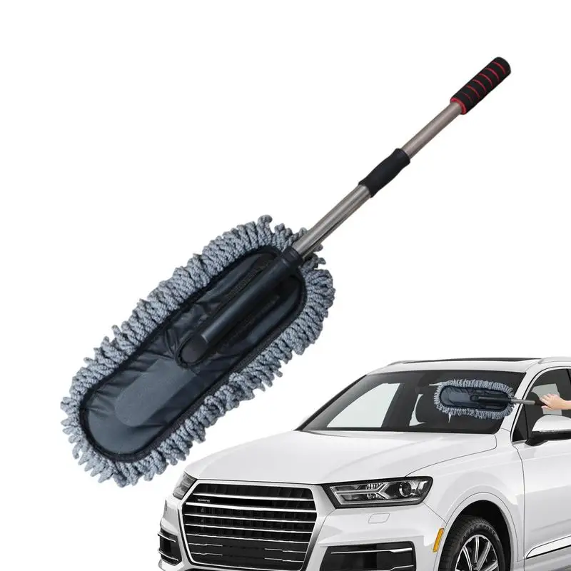 

Car Cleaning Brush Telescopic Microfiber Detailing Dashboard Dust Removal Cleaning Brush Set Mop Home Car Washing Accessories