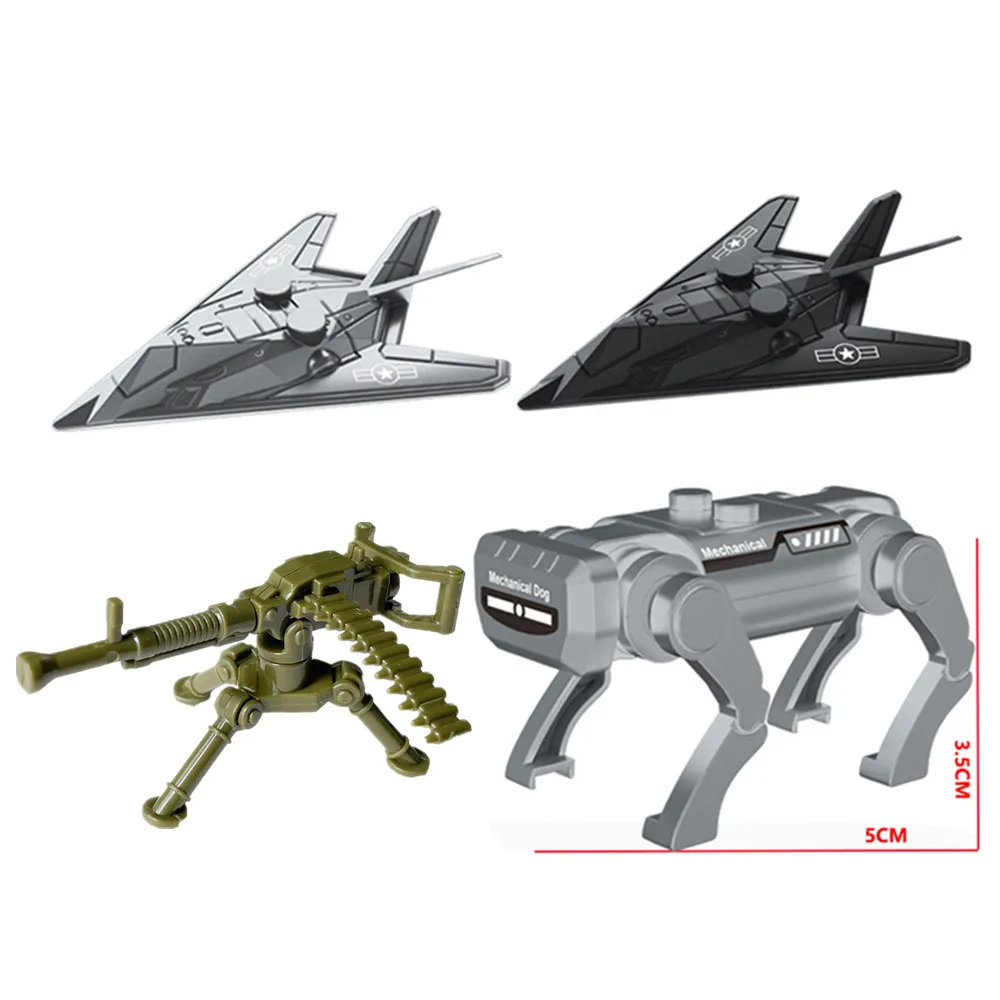 Weltkrieg Flugabwehrgeschütz Raketenartillerie Militär Armee Kriegswaffe Soldat MOC Modell Bausteine Spielzeug für Kinder – Detail 8