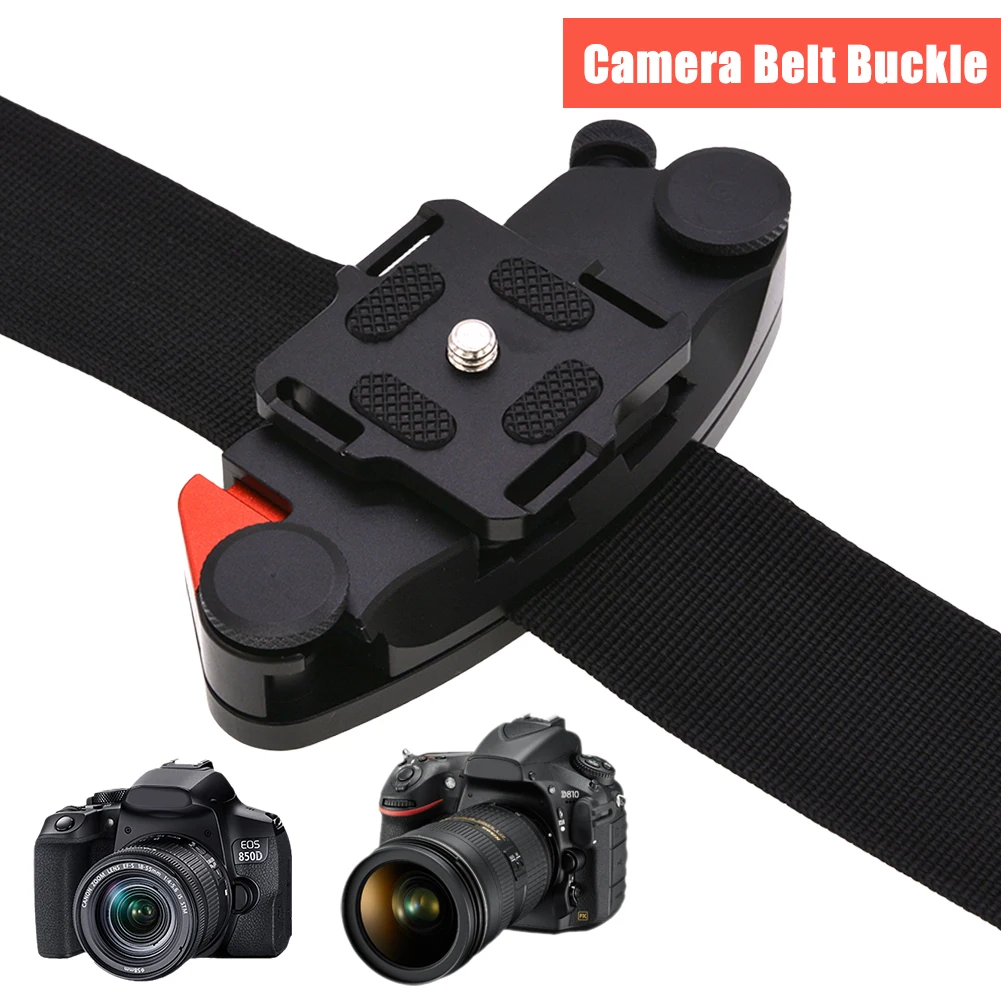 범용 SLR 카메라 퀵릴리즈 플레이트 클립, Gopro 12 카메라, Matel 허리 벨트 클립, DJI 액션 4 Insta360 Go3 X3 용