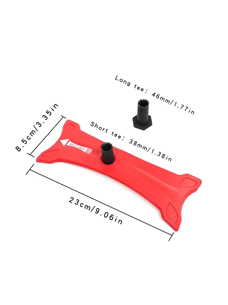 Portable Launch Rocket Mat + 2 Black Golf Tee Golf X Tee Golf Power Launch Set Elevates Ball And Improves Aim For Indoor Outdoor