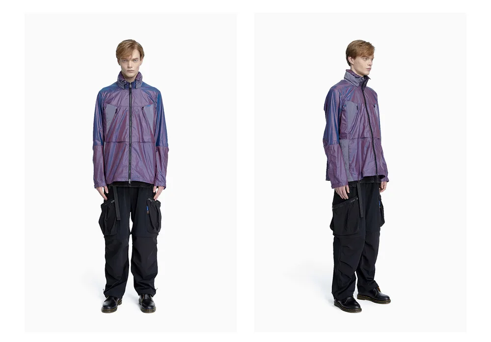 Reindee Lusion 23ss 208 2-in-1  detachable patchwork color block pants dwr coating multiple pockets techwear gorpcore warcore