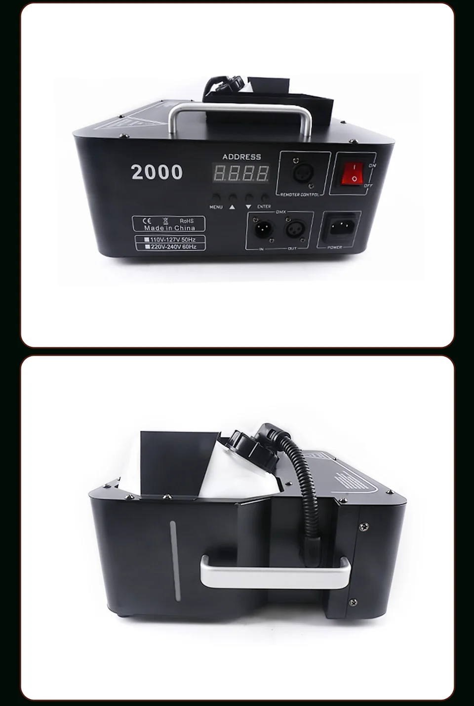 1500W Led Stage Performanc Smoke Machine DMX Vertical Fog Machine Party Nightclu