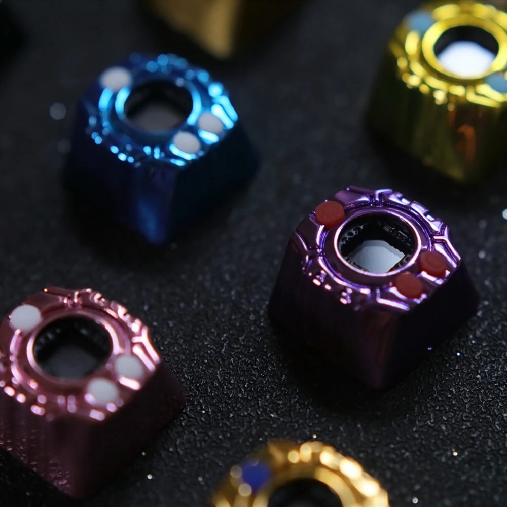 keystone keycap pçs anime digimon aventura de alumínio chave teclado mecânico keycaps para altura cereja mx eixo