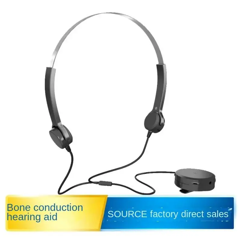 

BN-801 Bone Conduction Hearing Aid Headset Headset Pickup Amplifier Waterproof Ear Aid Headset For The Elderly