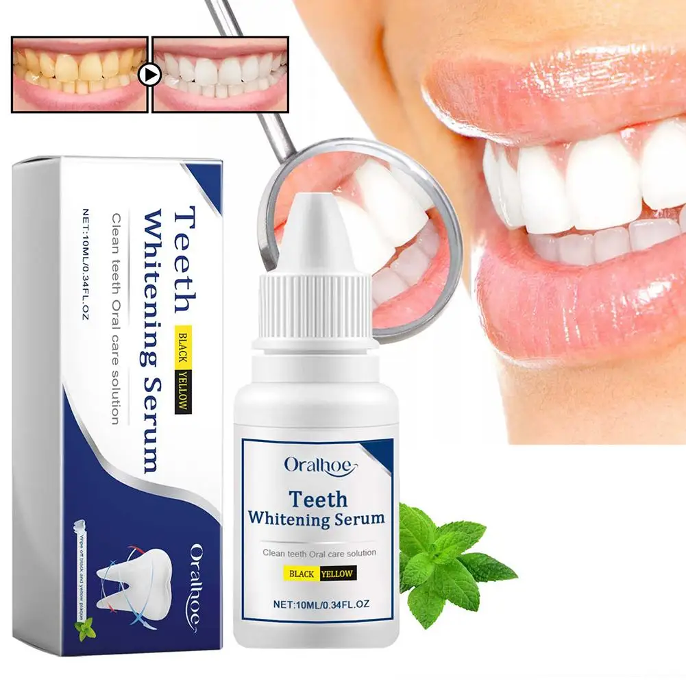 

Teeth Whitening Essence Remove Against Dental Caries Fresh Breath Plaque Hygiene Cleaning Dental Dirt Tools Oral Serum Toot T1X8