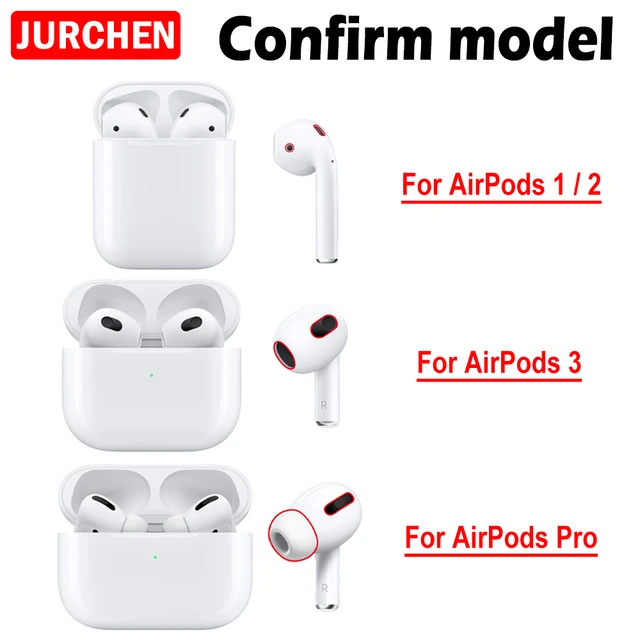 JURCHEN Custom Photo Name For Apple AirPods 1 2 Transparent For