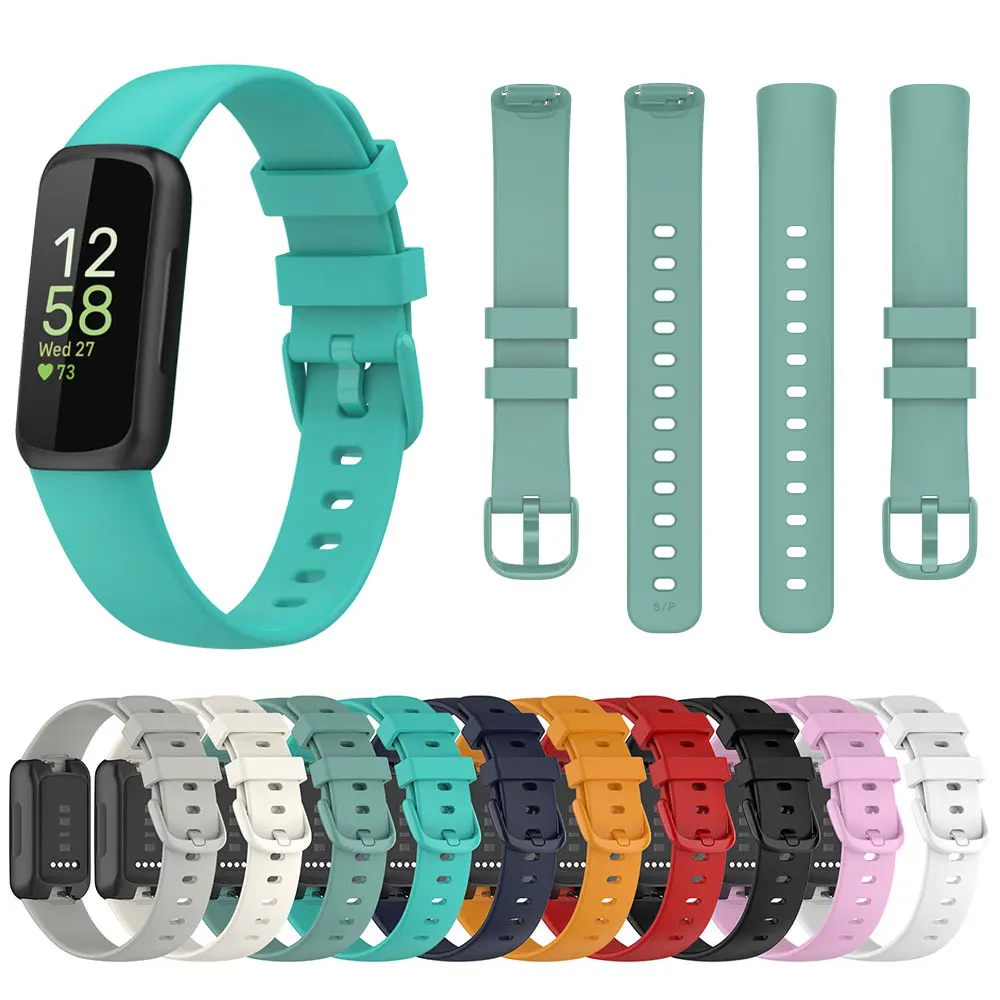 

Watch Strap For Fitbit Inspire 3 Silicone Wristband SmartWatch Waterproof Band Replacement For Fitbit Inspire3 Bracelet