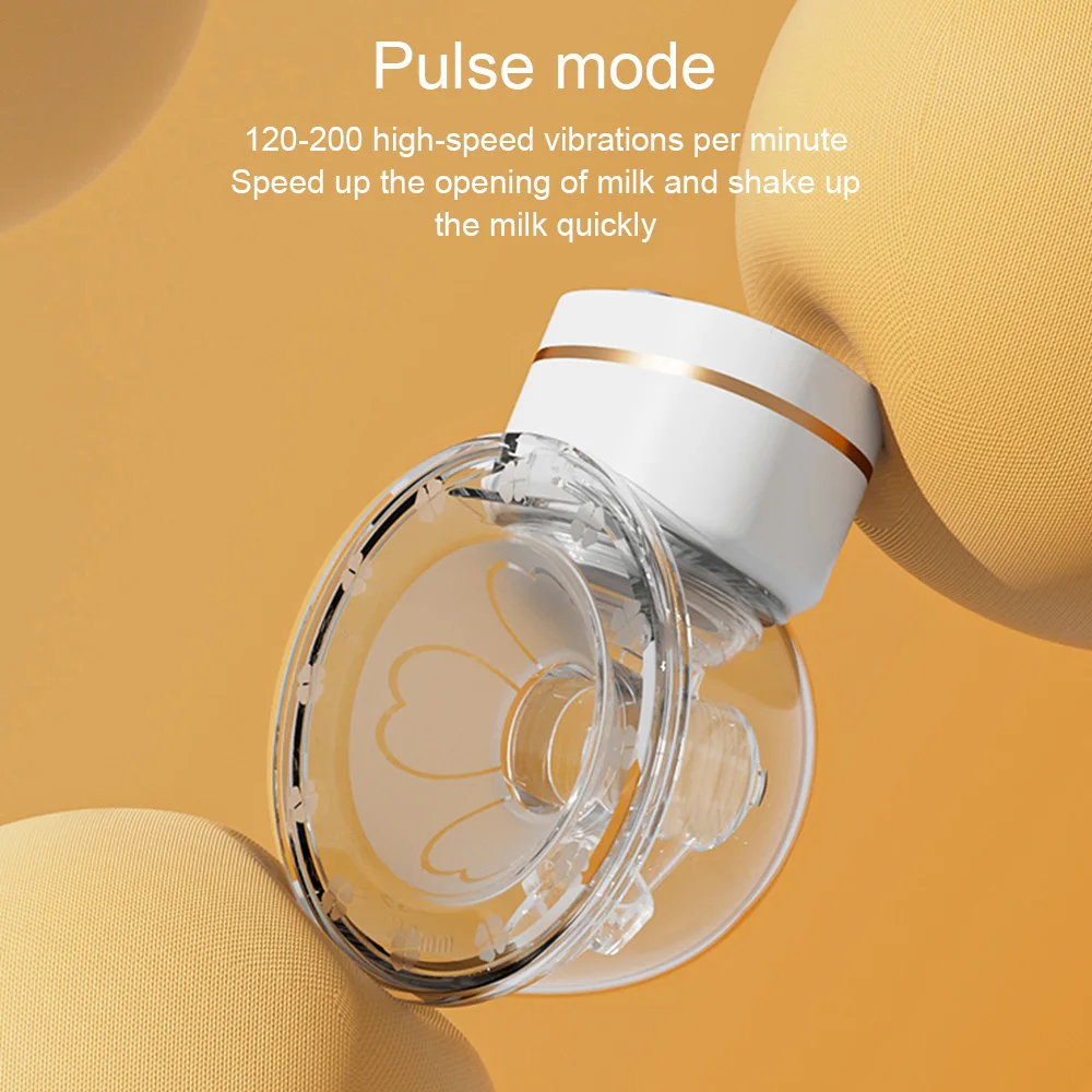 New Upgrades Wearable Breast Pump Hands Free Electric Portable Wearable Breast Pumps BPA-free Breastfeeding Milk Collector 2