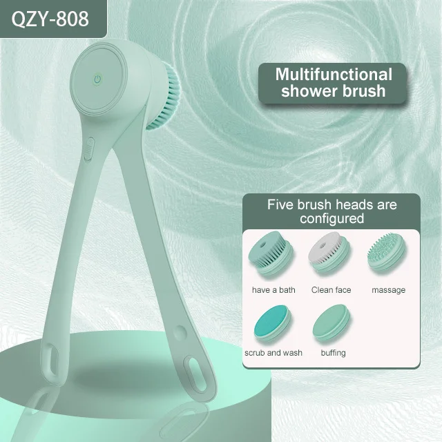 Electric Body Brush Back Scrubber for Shower electric Body Scrub Brush cleaning brush