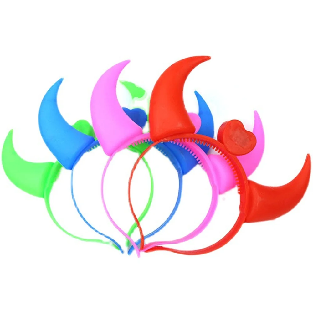 Halloween Devil Horn Headband Costume Hen Night Party Accessories For Fancy Dress Costume Bachelorette Party Decor