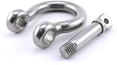 4 Stück Edelstahl Ankers chäkel 1/2 ", Hochleistungs-Bogens chäkel heben Segel armband Ankerkette – Detail 6