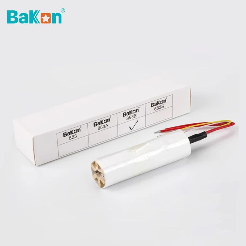 Heating Element Bakon BK853B For Rework Soldering Station BK602s Hot Air Gun Handle Heating Core 110V 220V