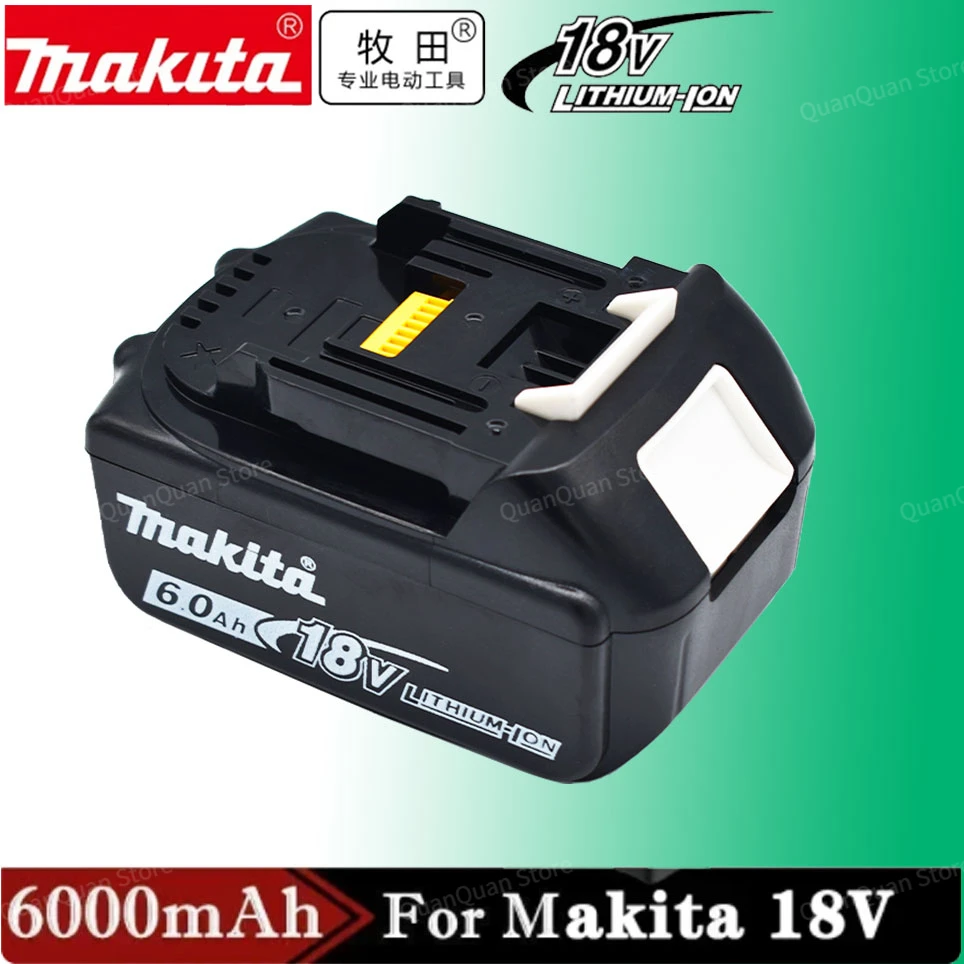 

Makita 18V 6.0Ah Battery Genuine BL1860B Li-ion Replacement Battery BL1850 BL1860B BL1860 BL1840B BL1830B BL1830 LXT-400