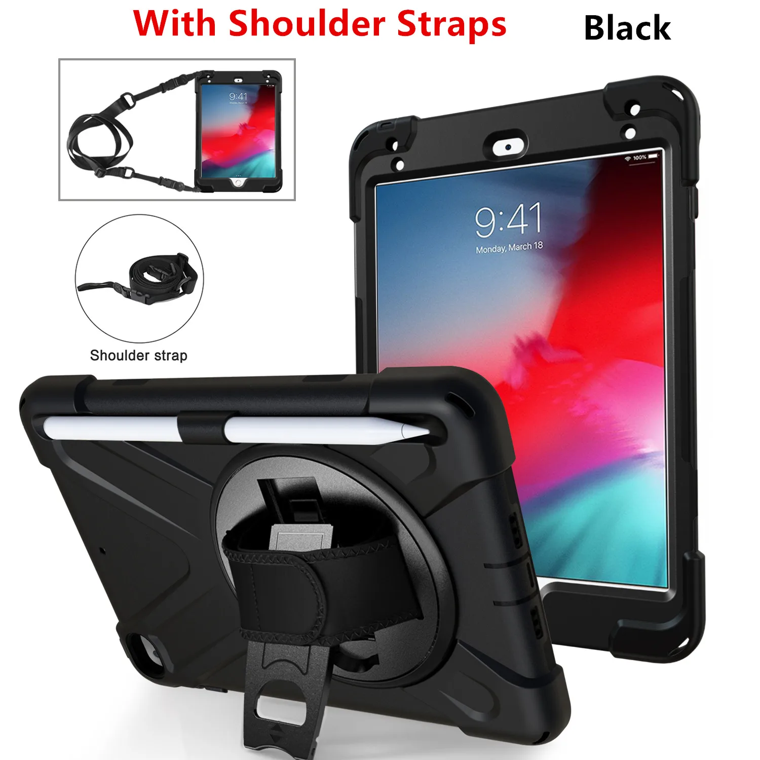 Durable Shockproof Kids Silicone Armor Stand Cover