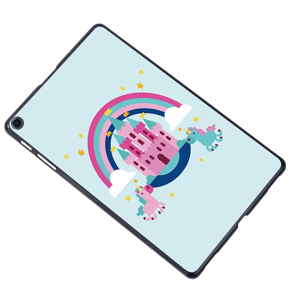 Capa Tablet para Samsung Galaxy Tab a7 Lite 8.7 Tab a7 10.4 Tab a 8.0 a 10.5 a 10.1 a 9.7 Tab a a6 10.1 Cartoon Print Back Shell - Imagem 5