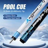 HighQuality Carbon Pool Cue American Billiard Cue with 12.5mm LeatherTip 1/2Split Design Warp Resistant for American Pool Games