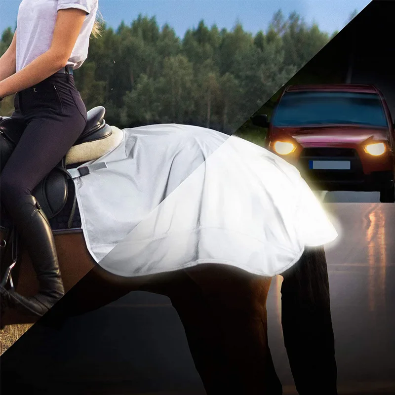 Equestrian Supplies Night Riding Horse Clothing Equestrian Road Safety Horse Clothing Reflective Sports Horse's S