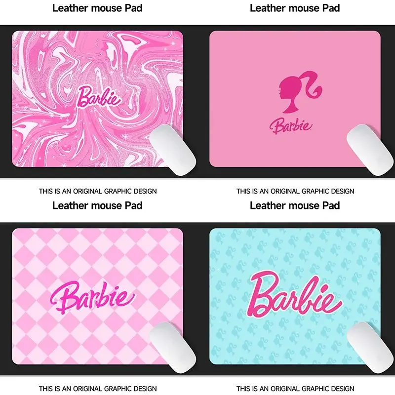 Barbie Mouse Pad Anime Cute Cartoon Pink Sweet Girl Office Play Game Tastiera Desk Pad Kawaii Creative Harajuku Y2K Nuovo Stile