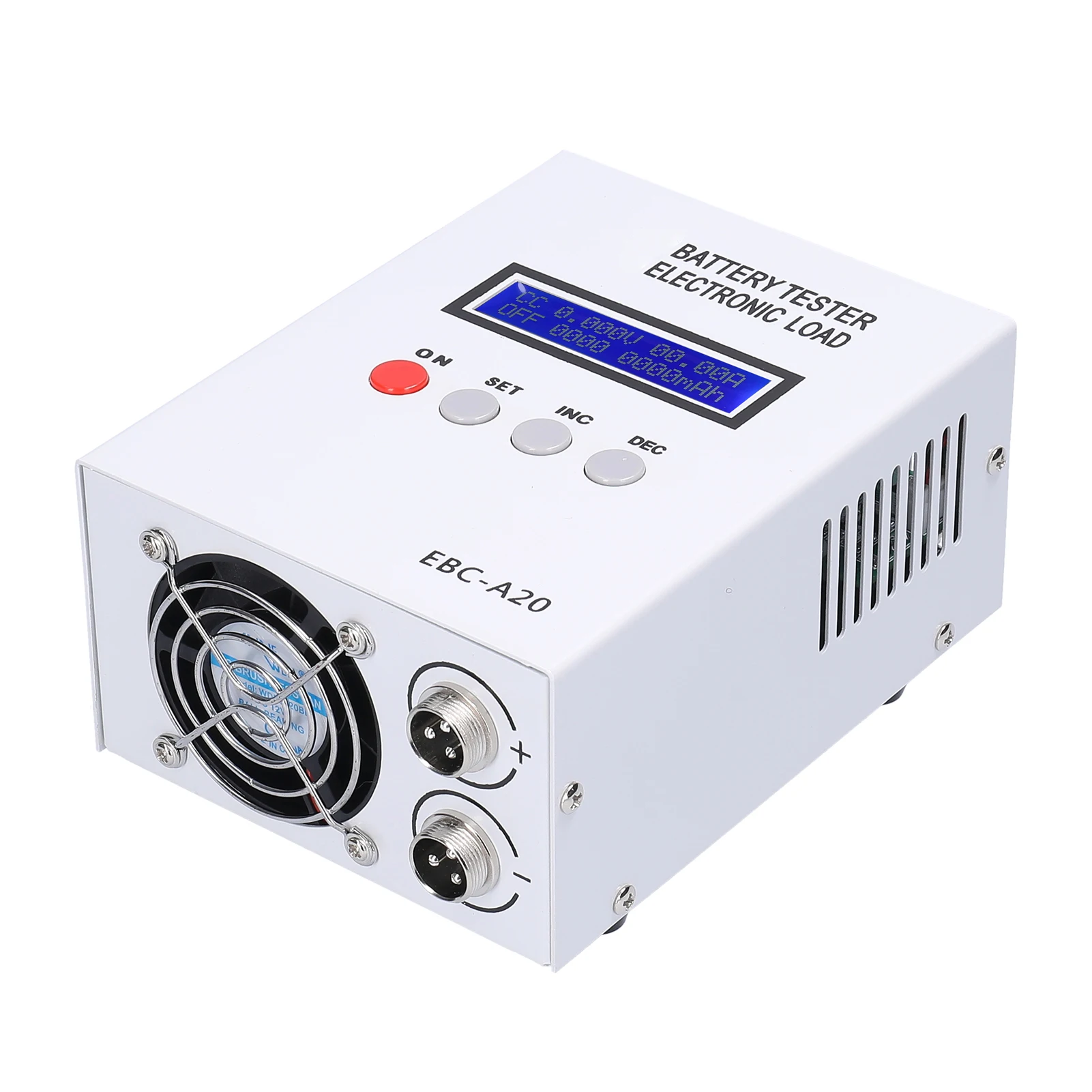 EBC-A20 4-Wire Battery Tester 30V 20A 85W Lithium Leadacid Battery Capacity Test