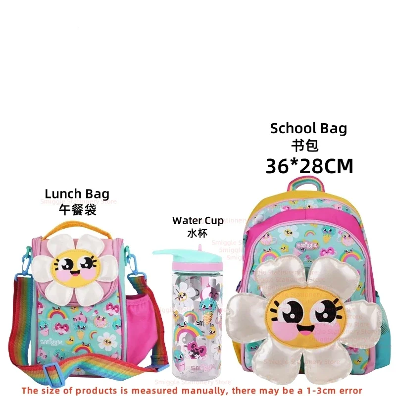 thumbnail image 1 of Australia Smiggle - Juego de 3 piezas de útiles escolares para niños, Marvel, Disney, mochila para estudiantes, taza de agua, bolsa para el almuerzo, mochila de anime, regalo, 1 of 5