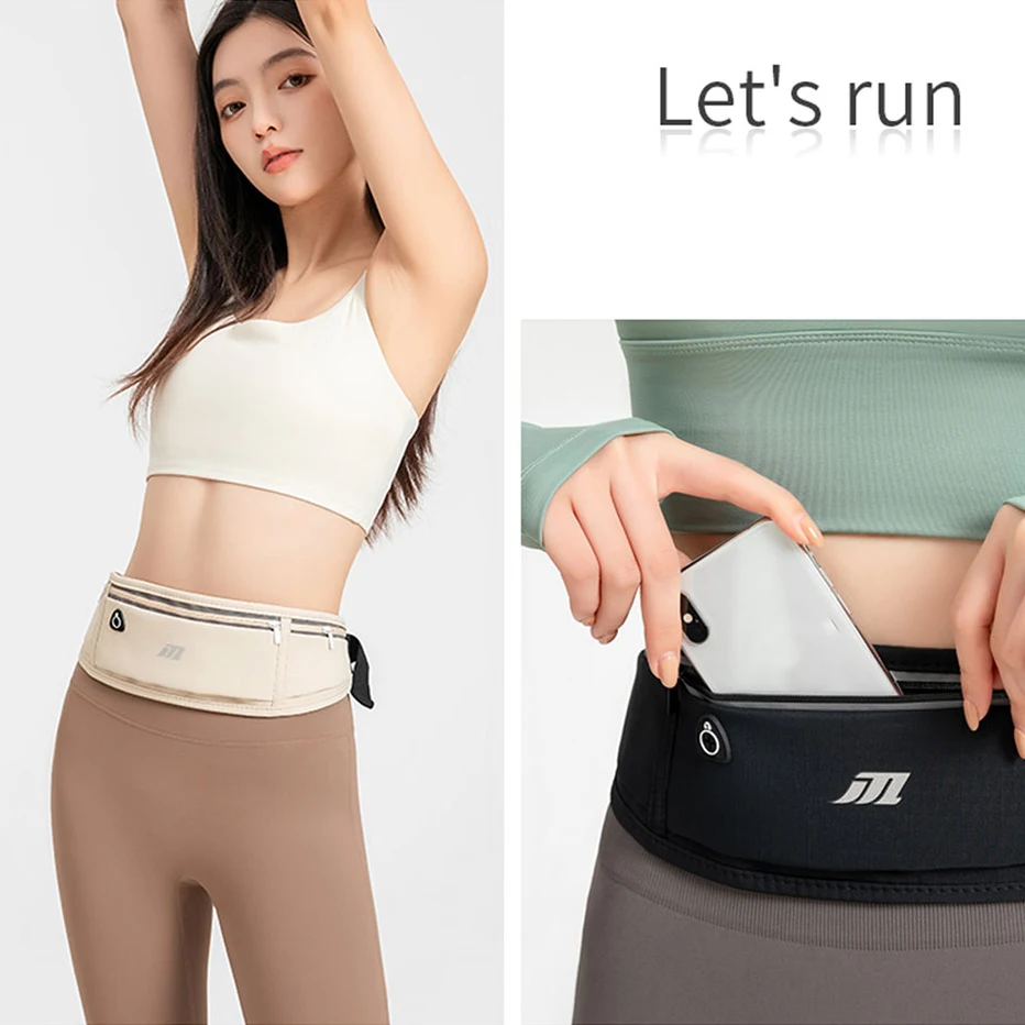 Running Bag Women Waist bag Belt bag Men Sports Fanny Pack Pouch Mobile Cell Phone Pocket Summer Gym Fitness Marathon Waist Bag 4
