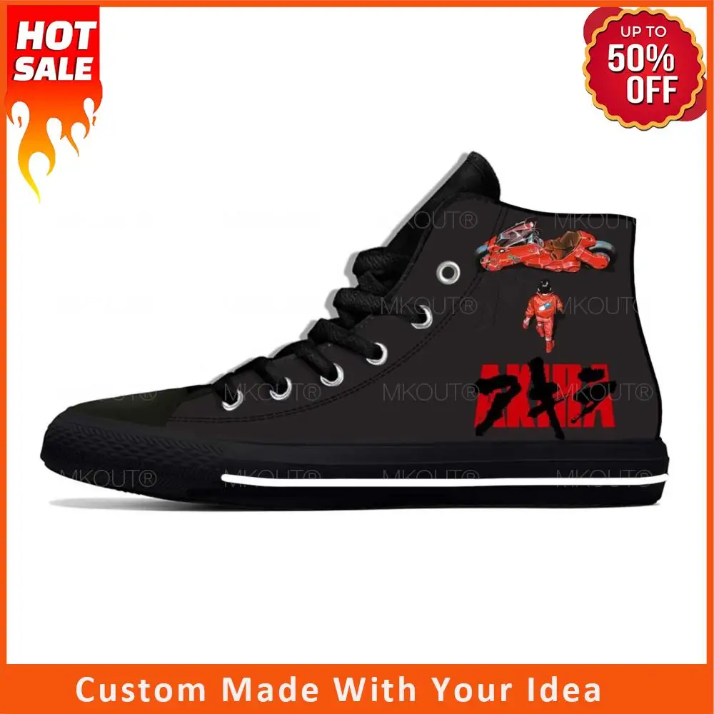 

Japanese Anime Manga Cartoon Comic Akira Fashion Casual Cloth Shoes High Top Lightweight Breathable 3D Print Men Women Sneakers
