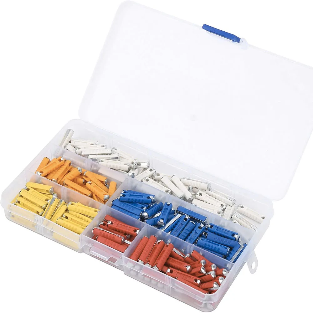 200PCS GBC Europäischen Automotive Sicherung Set 5/8/10/16/30AMP 6mm Auto Klinge bakelit Auto Klassische Auto Sicherung Für Vintage Autos – Detail 8