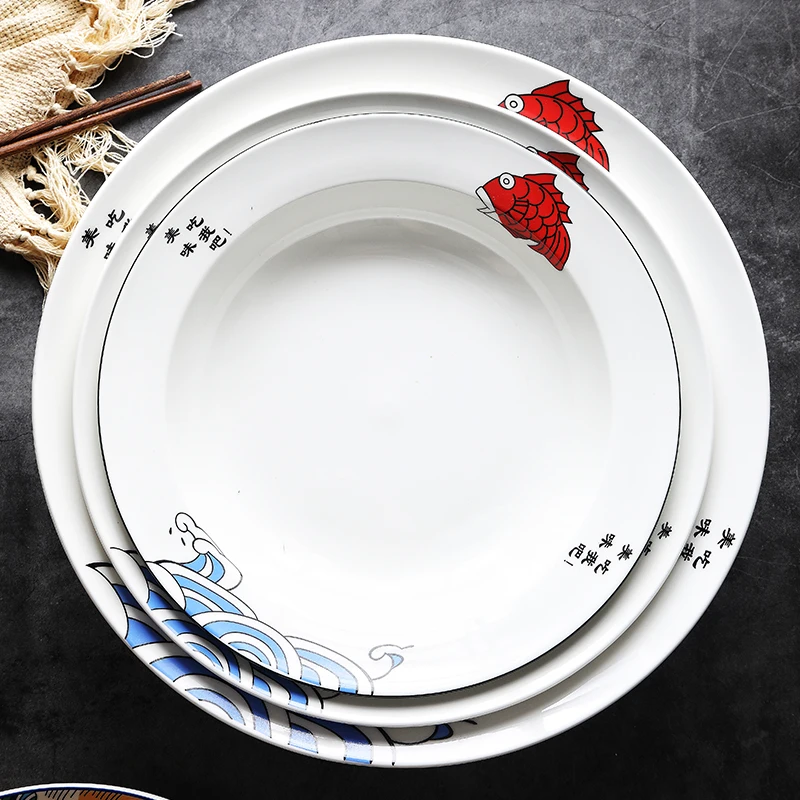 Sichuan Cuisine Boiled Fish Large Bowl Authentic Restaurant Special Sauerkraut Special Spicy Shrimp Wide-sided