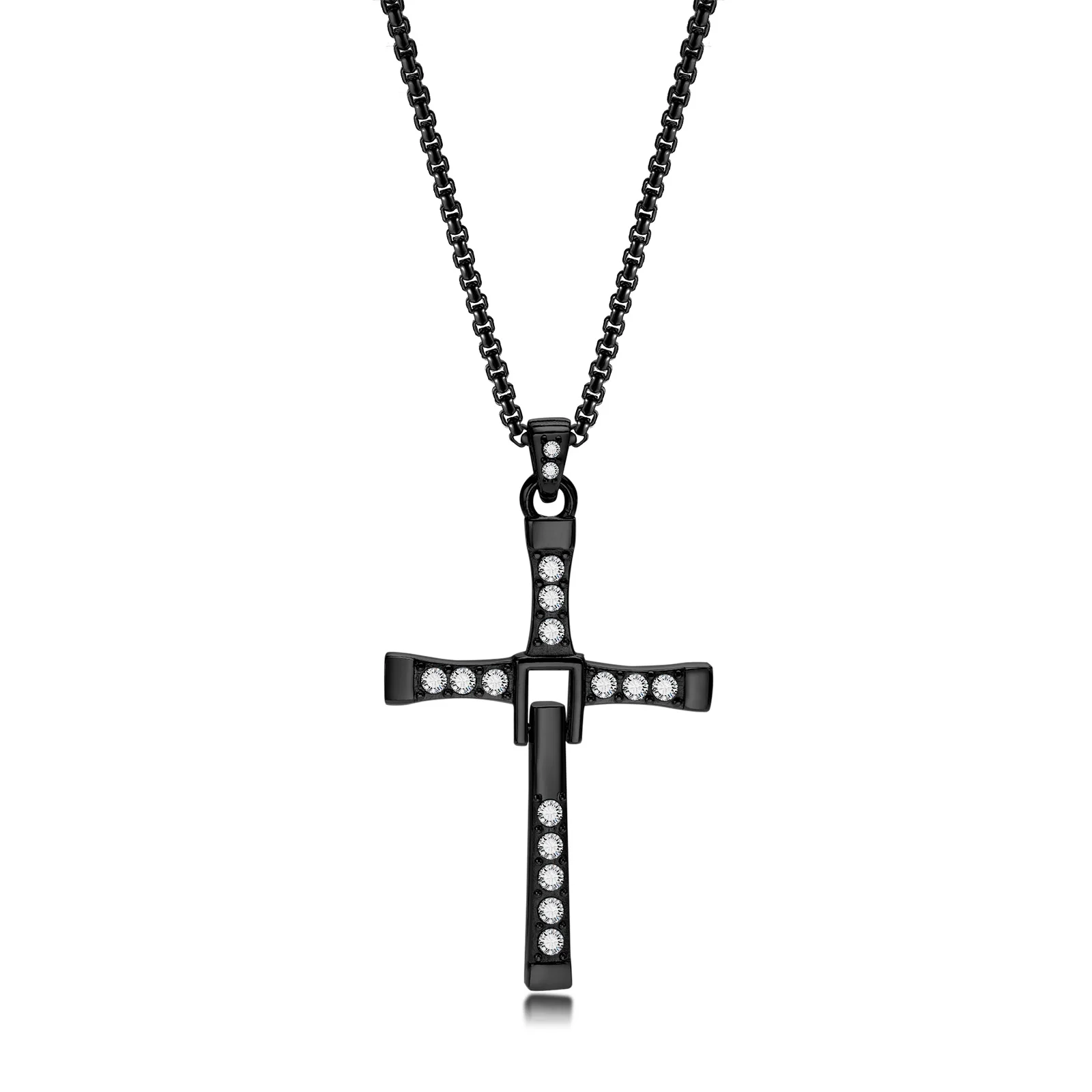 Shiny Cross Pendant Chain - DealBola.com