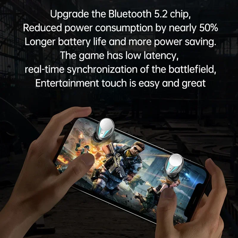 TWS M41 Bluetooth Earphones Wireless Headphones Smart Touch Wireless Headset LED Display Stereo Sound Earbuds for Smartphones 6