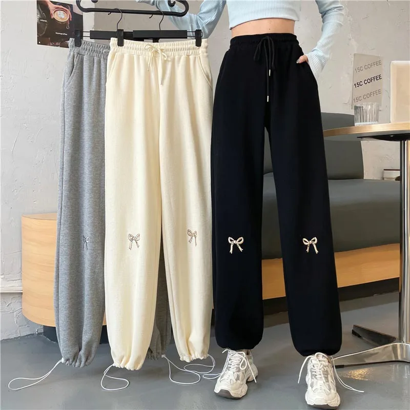 

Women's Loose Sweatpants Casual Pants Striped Pants