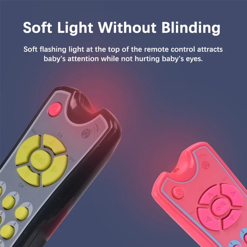 Music Mobile Phone TV Remote Control Car Key Baby Early Educational Toys Electric Numbers English Learning Toys Gift For Newborn educational toys