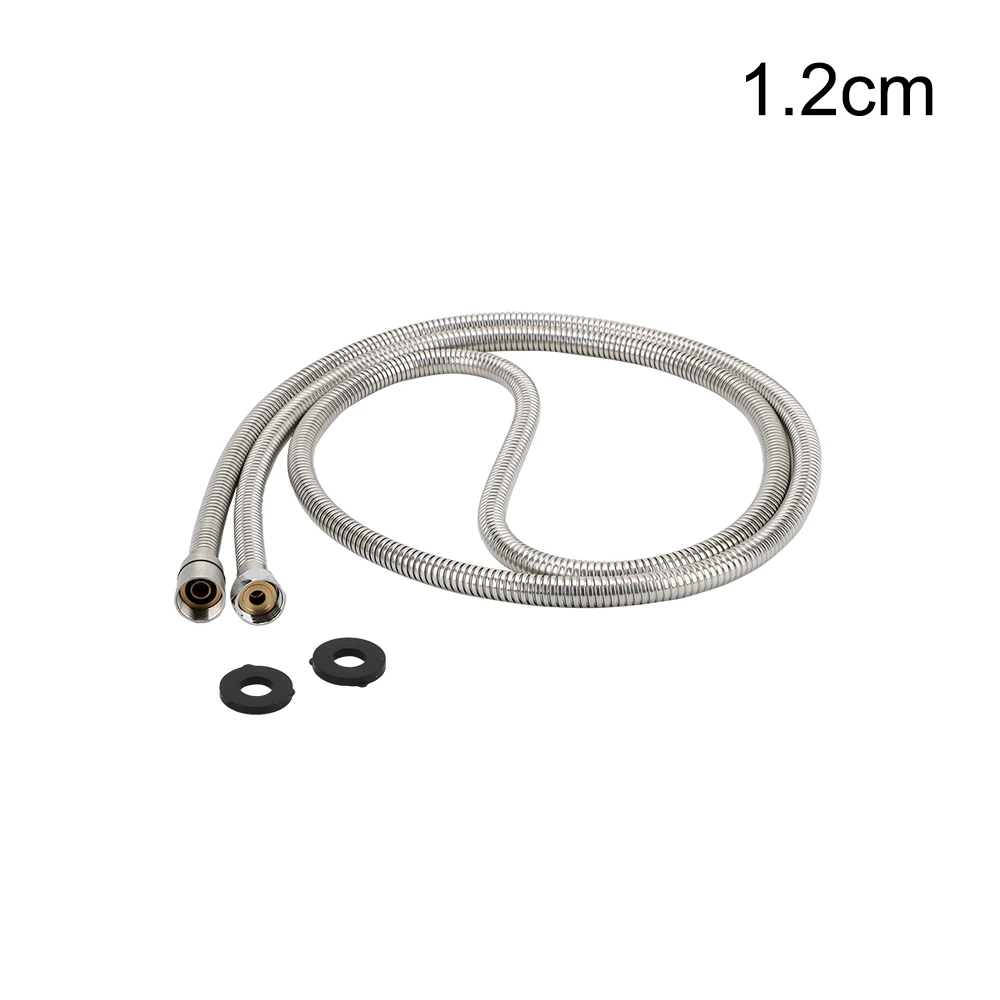 Bathroom Accessories 1.2m/1.5m/2m Flexible Soft Water Pipe Pipe Fittings Rainfall Shower Hose Plumbing Hose Home Improvement
