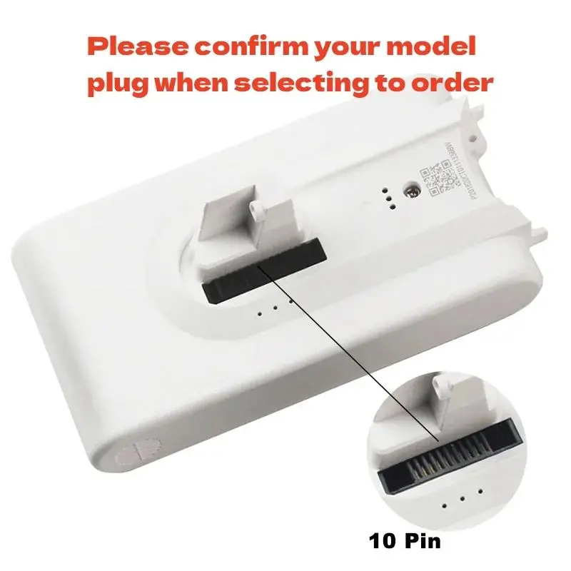 Original 5000mAh battery For Dreame V9 V9P XR V10 VVN3 VVN4 V8 Replacement Battery Handheld Cordless Vacuum Cleaner Accessory 2