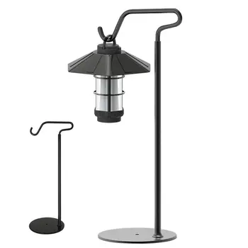 테이블 높이 조절식 캠핑 조명 스탠드, 랜턴 폴 행어, 휴대용 야외 램프 거치대, 하이킹 캠핑 용품