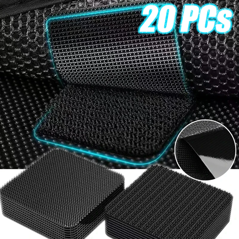 5/20PCs Auto Boden Matte Bänder Teppich Band Befestigung Aufkleber Selbst-klebe Fußmatten Befestigungs Clips Retention halter Griffe