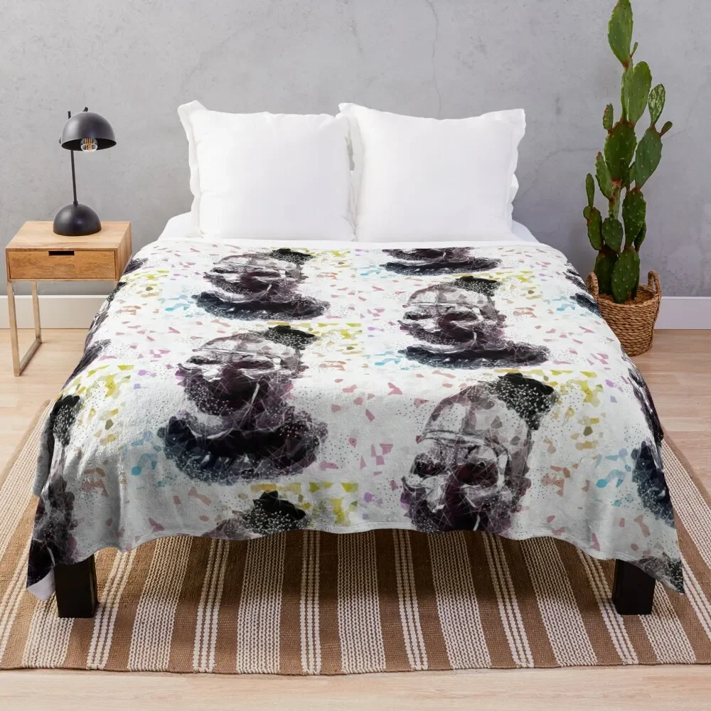 Art The Clown Throw Coperta Cute Thermal For Travel Summer Bedding Coperte