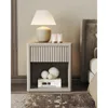 NightStand Set of 2 with Drawer Storage Bedside Table End Table Large Modern Wood Wide Bedside Stand Mid Century Night Stands 2