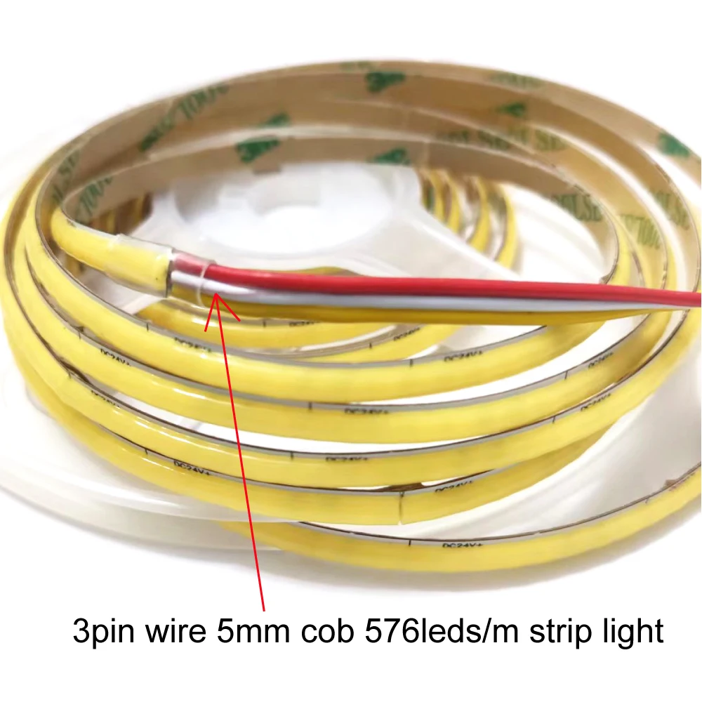 COB CCT LED Ʈ  ʹ 5mm/10mm 3  2700-6500K    ÷ LED COB Ʈ,   RA90 dc12V/24V