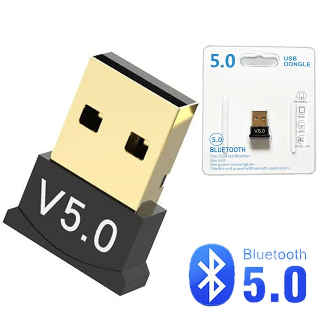 Adaptateur Usb Bluetooth Pour Laptop & Pc De Bureau V5.0 - Prix en