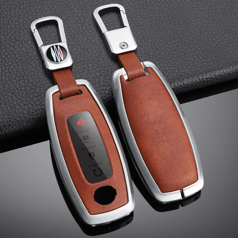 Car Smart Key Case Cover Protector Shell Holder Per Nissan X-Trail T33 Qashqai J12 Juke Ariya Altima Teana 2022 2023 Accessori