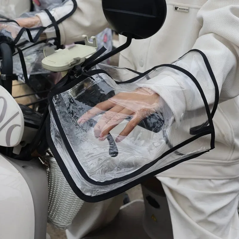 Motorcycle Waterproof Handlebar Sleeve Supplies Winter Handle Cover Muff Arm Heat Resistant Warm Biker Gloves Windproof Covers