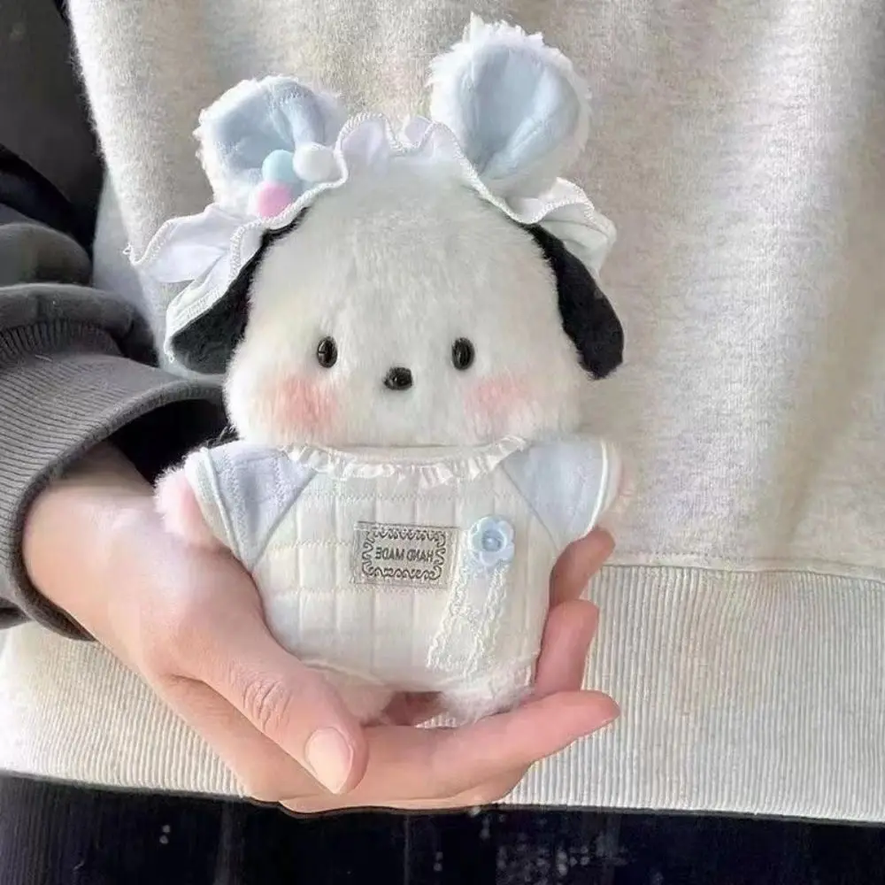 Sanrio Plush Pochacco Key Chain Cute Doll Girl Diy Plush Bag Pendant Kawaii Room Decoration Children Pillow Couple Gift 3