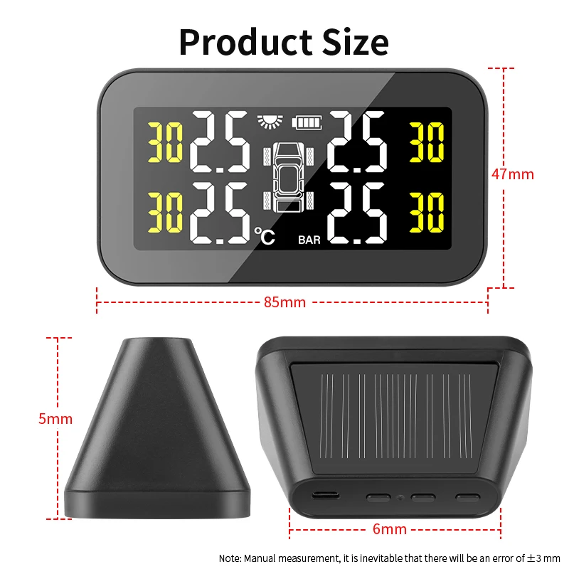 Develuck TPMS   Ʈ ڵ з  ý ׼ , ȵ̵ 巹Ʈ, Ÿ̾ 4 