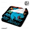 Retro Vintage Mr Game Blanket Fleece All Season Funny Mr Gaming Beast Portable Throw Blanket for Bed Car Plush Thin Quilt 4