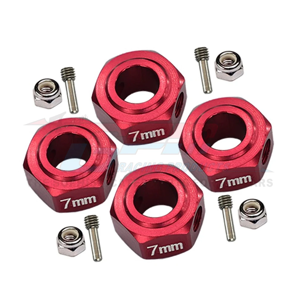 ARRMA 1/10 GRANITE SENTON BIG ROCK VORTEKS 3S 금속 합금 12mm 육각 7MM 두께 휠 허브 어댑터 AR 용 GPM 310779   AR 310871
