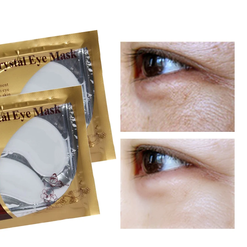 24K Gold Serum Eye Patches Under Eyes Dark Circle Puffiness Anti-Aging Wrinkle Collagen Eye Mask Pads eye patch